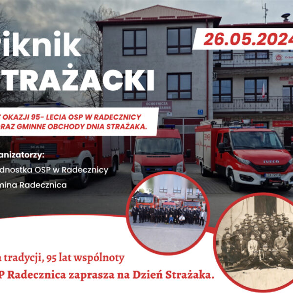 PIKNIK STRAŻACKI – 26.05.2024 R.