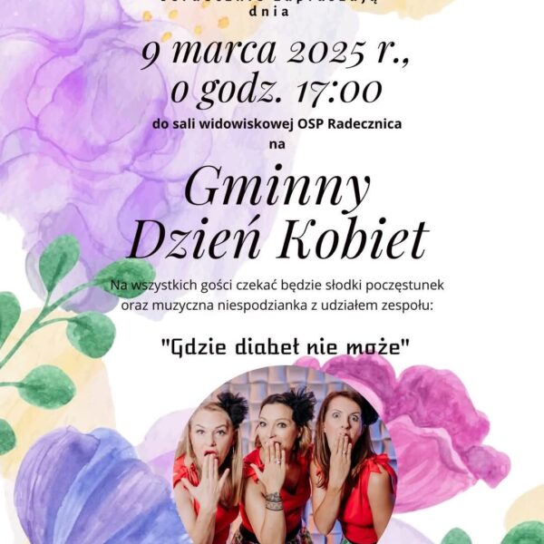 Zaproszenie na Gminny Dzień Kobiet