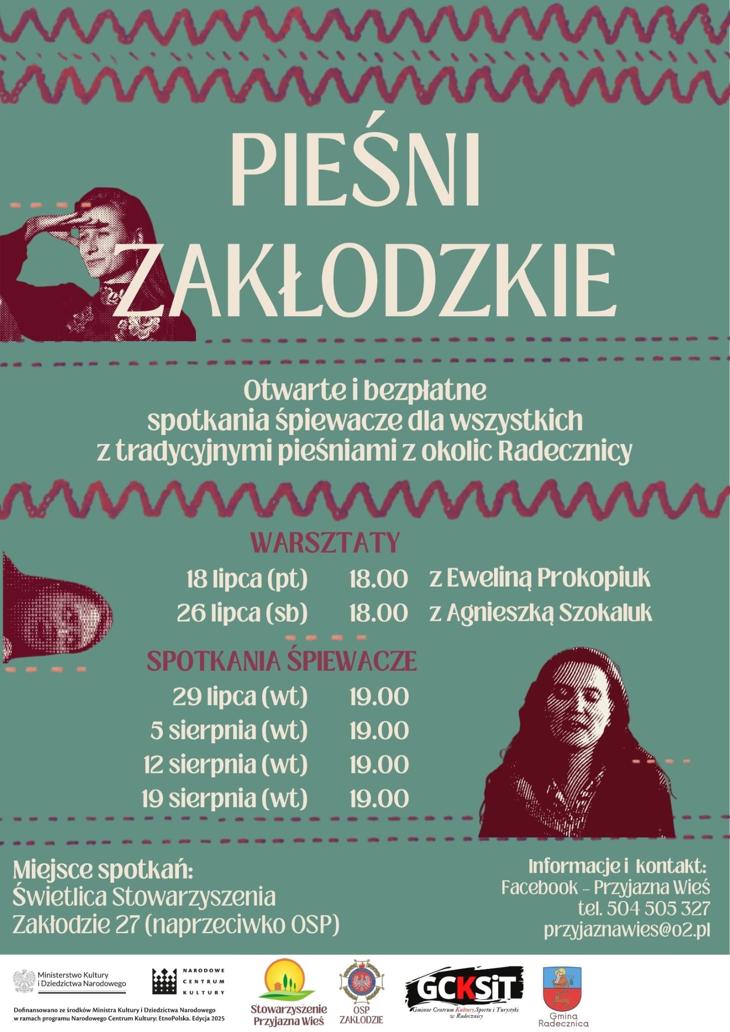 Zapraszamy do udziału w warsztatach i spotkaniach śpiewaczych
