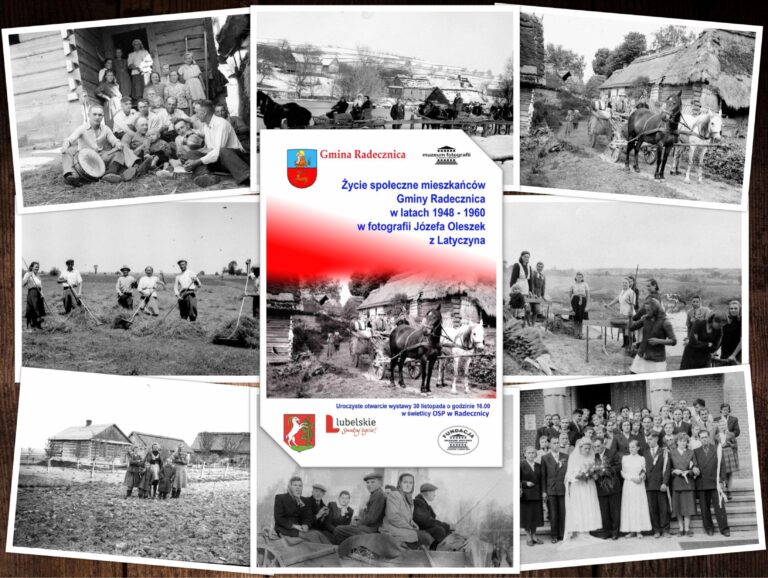 Plakat informujący wystawie fotograficznej w dniu 30.11.2025