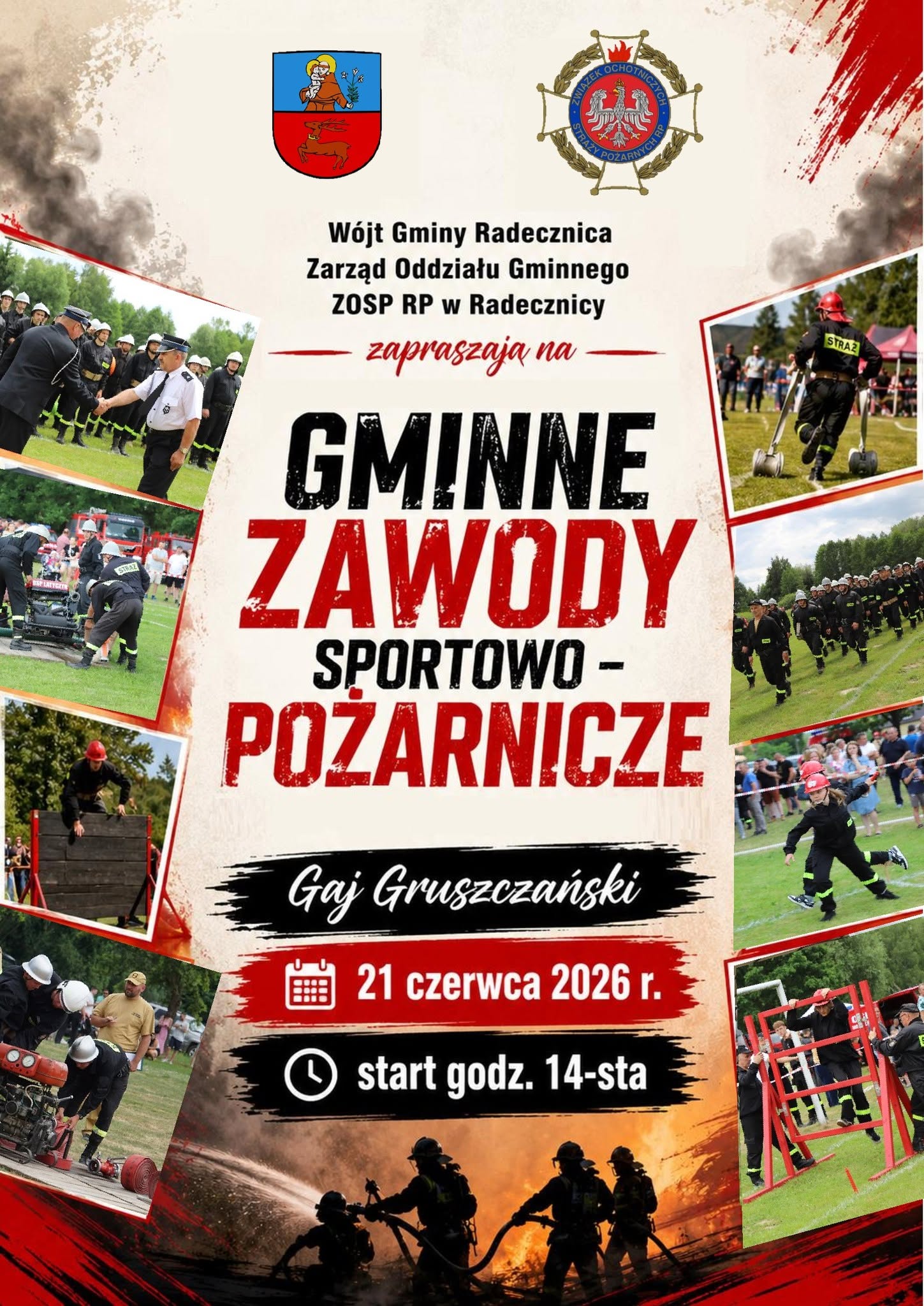 Gminne Zawody Sportowo - Pożarnicze. Gaj Gruszczański 21.06.2026