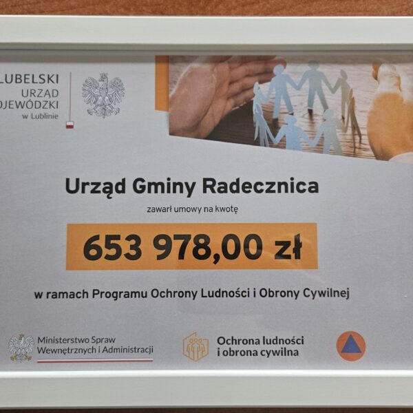 Czeka dla Urzędu Gminy Radecznica
