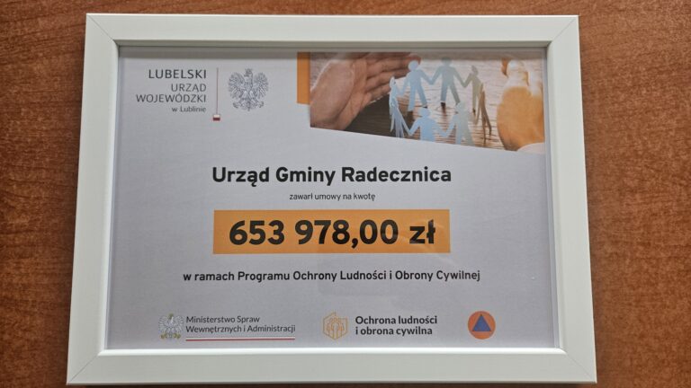 Czeka dla Urzędu Gminy Radecznica